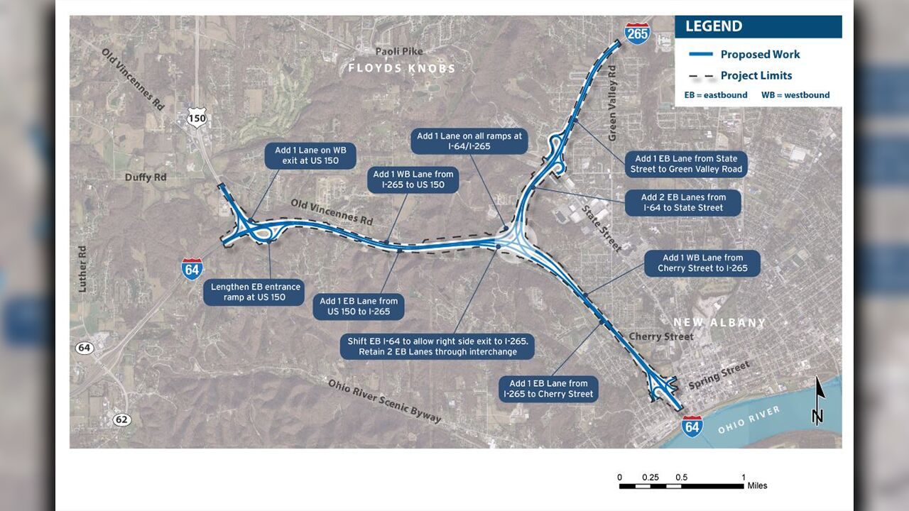 INDOT I-64 Proposed Improvements